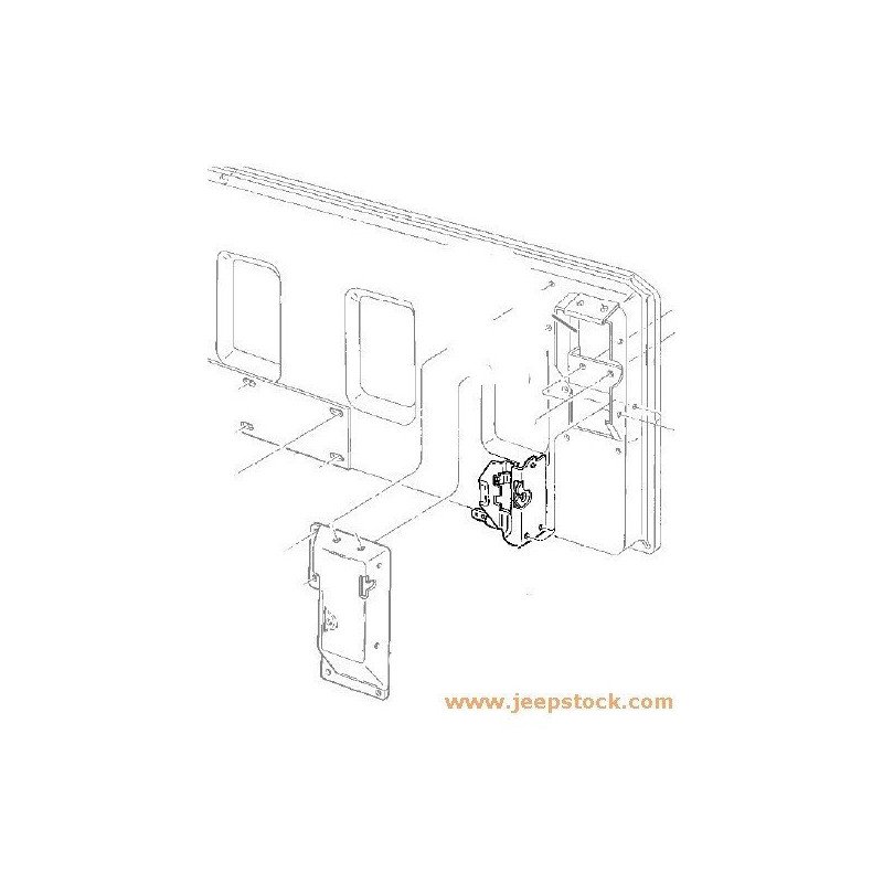 Serrure De Porte Avant Droite Pour JEEP - Références 55363472AG, K55135606AB, Etc. - Neuf