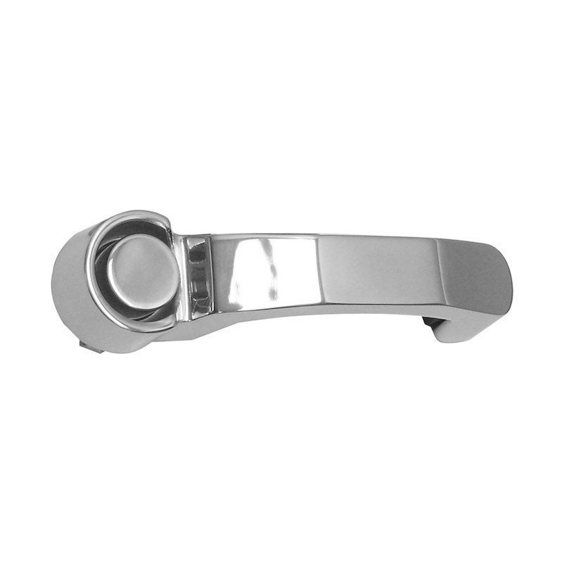 Poignée de porte extérieure en acier chromé - toutes portes - Jeep Wrangler JK 07-18 / Cherokee KK 08-12 / dodge // RT34002