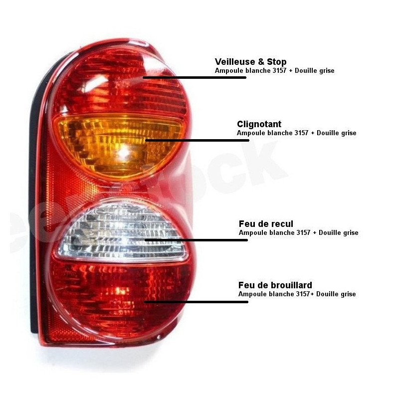 Vitre De Porte Arrière Côté Passager Pour Jeep Cherokee KJ (2001-2005) - Pièce D'occasion