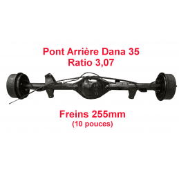 Pont arrière ratio 3.07 - 255mm