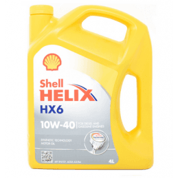 Huile moteur diesel 10W40 Shell Helix HX6 4L -- 600033810