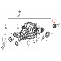 Silent Bloc de différentiel arrière Jeep Grand Cherokee WK2 2011-2020 -- 68091398AA