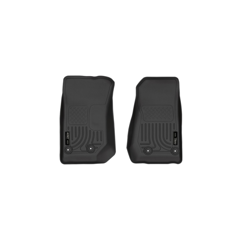 Tapis avant noir pour JK
