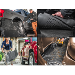Tapis JK 07-18 4 portes | Arrière , Noir