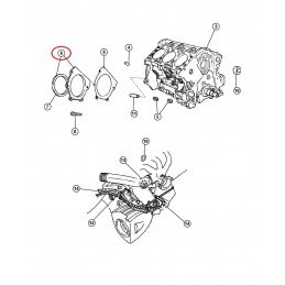 Joint spi de vilebrequin Jeep Wrangler JK 3.8L V6 essence 2007-2011- joint Spi Arrière // 68031388AA